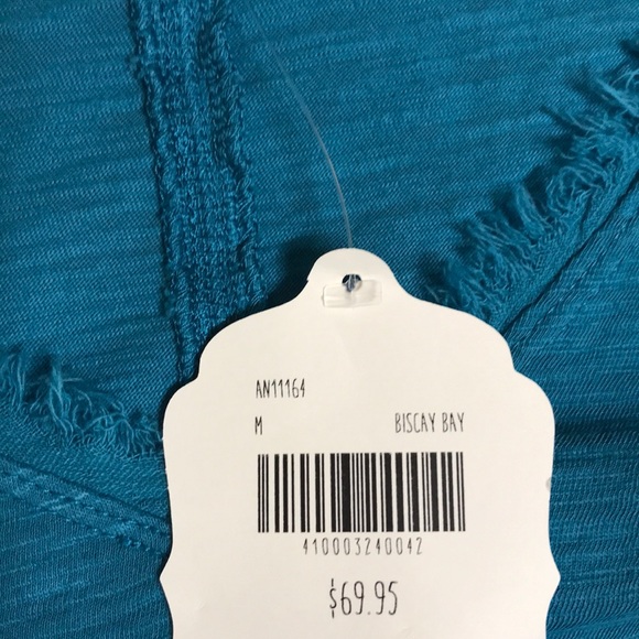 NWT Altard’s State dark turquoise ruffle t… - Picture 6 of 8